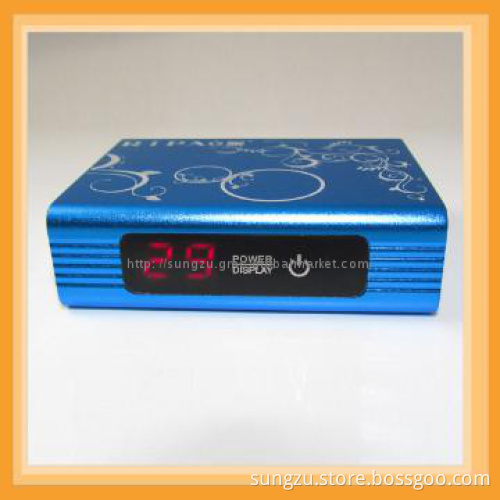 Portable power bank with 5200mAh